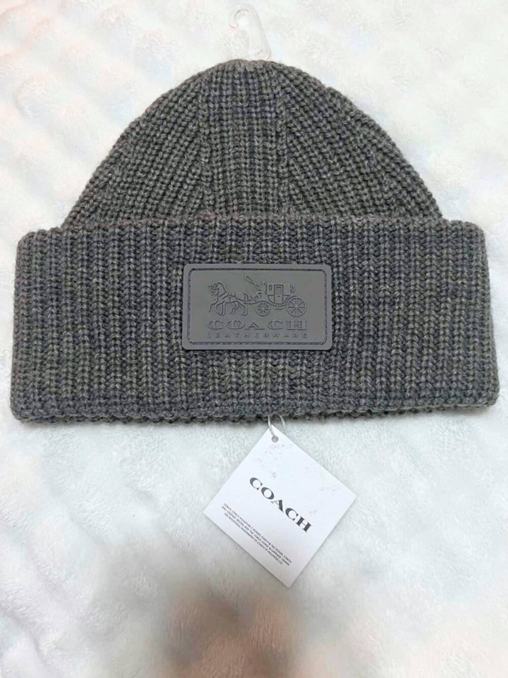 Coach Patch Beanie - Soft, Wool Blend - BNWT